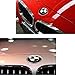 3pcs Black and White 82mm Hood Emblem/74mm Trunk Emblem/45mm Steering Wheel Center Emblem for BMW, Emblems Replacement for BMW X3 X5 X6 3 4 5 6 7 8 series 325i 328i E46 E30 E36 E34 E38 E39 E60 E65 E9