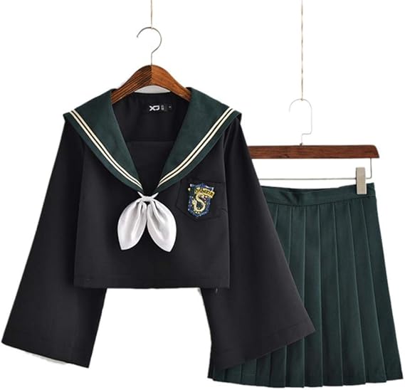 Amazon Co Jp Lanuver セーラー服 レディース プリ ツ スカ ト 長袖 七分袖 振り袖 可愛い コスチューム Jk コスプレ 学園祭 文化祭 イベント 仮装 パーティー 女子高生 学生服 衣装 スケバン ドール 服 上下セット 服 ファッション小物