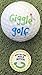 Giggle Golf Bling Golf Ball Marker with Magnetic Hat Clip – Get in The Hole Bitch Funny Sparkly Marker for Women Golfers – Fun Golf Gift with Organza Bag & Bonus Hand Cream
