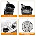 Bagotte Air Fryer, 3.7QT Oilless Electric Hot AirFryer with Full Touch Screen, 1500W Auto Off and Memory Function, Detachable Basket Dishwasher Safe, 6 Cooking Presets and Recipes, for Fast Healthier Food