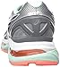 ASICS Women's Gel-Nimbus 19 Running Shoe, Carbon/White/Flash Coral, 10 M US
