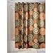 iDesign Bazaar Fabric Shower Curtain for Master, Guest, Kids', College Dorm Bathroom, 72