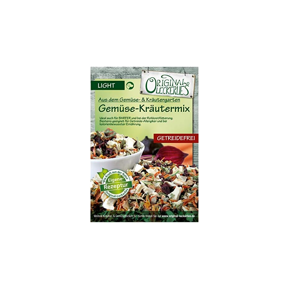 OriginalLeckerlies GemüseKräutermix, 1 kg getreidefreie