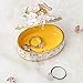 YU FENG Butterfly Trinket Box Hinged For Girls, Handmade Jewelry Box Decorated With Crystal For Gift (Butterfly Box)