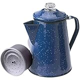 GSI Outdoors 12 Cup Enameled Steel Percolator Coffee Pot