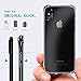 iPhone X Case, Clear Slim Hybrid Cute Armor Hard Anti Scratch Excellent Grip Flexible Tpu Non Slip Non Bulky 360 Full Body Shockproof Drop-proof Protective Cover for Apple iPhone X / 10 - Crystal