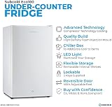 Subcold Eco100 LED Under-Counter Fridge 95L White, Energy Efficient view 3