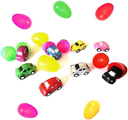 12 Easter Eggs with Super Cute Cars Inside