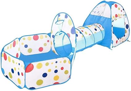 kids play tent with tunnel and ball pit