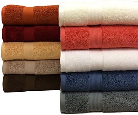 Luxury Ultrasoft 100% Plush Cotton Two (2) Piece Bath Sheet - Towel Set [ 33" x 63" ] - Coral