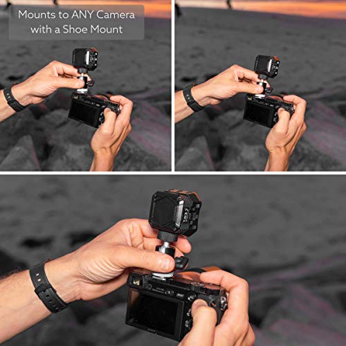 Lume Cube AIR Lighting Bundle - Magnetic LED Light for Photo, Video, and Content Creation, Waterproof On-Camera LED with DSLR Camera Mount and All Gels and Diffusers - Thumbnail 5