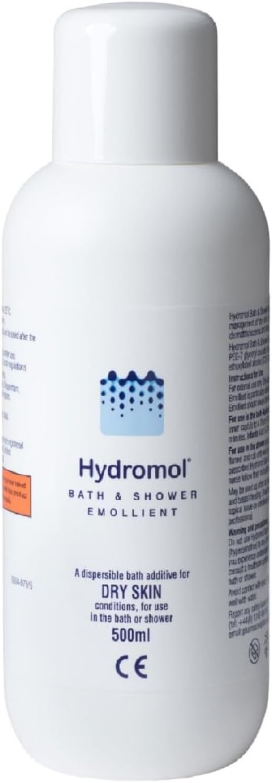 Hydromol Bath Shower Emollient 1L for Eczema Dermatitis Psoriasis Dry Skin