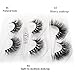 PINKZIO 3D Mink False Eyelash 100% Handmade Strip Lashes,Pinkzio Reusable Extra Thick, Dramatic Volume Fake Lashes 3D Faux Mink Lashes-01