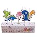 Zongheng Ecape Cartoon Animal Party Candles Cute Dinosaurs Candles Handmade Craft Candles Western Cake Decoration Cake Candles 5 Candles a Set - Dinosaurs