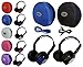 2 Pack Kid Sized Wireless Infrared Car DVD IR Automotive Colored Adjustable 2 Channel Headphones With Case and 3.5mm Auxiliary Cord. Note: Will Not Work on 2017+ GM's or Pacifica