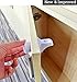 Baby Safety Locks - No Drilling Required - Quick and Easy Installation - Child Safety Product For Drawers and Cabinets - Baby Protection Against Harmful Household Products [4 Locks +1 Key]