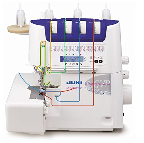 JUKI MO-2000QVP Automatic Needle Overlocker, Metal, White, 33 x 28 x 31 cm