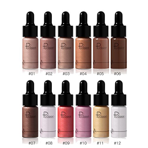 image for SMYTShop Face Glow Liquid Highlighter Waterproof Contour Make Up Glitt