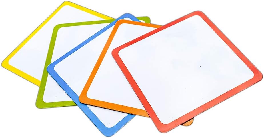 Dry Erase Magnets Set, 25 Pack Includes Marker, Coloured Frame, 3x3 Whiteboard Magnetic Planning Pads Labels - Image 5