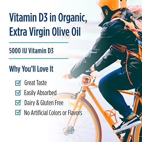 Nordic Naturals Pro Vitamin D3 5000, Orange 120 Mini Soft Gels 5000