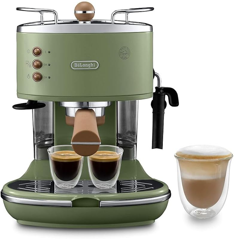 Icona Vintage - Cafeteira de Espresso com Espumador Manual de Leite