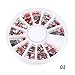 JIEPING 3D Nail Art Tip Rhinestone Deco Shiny Your Nail Glitter Multicolor Mixed Bright
