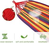 Goutime 9Ft Double Hammock with Stand 550 lbs Capacity Brown White view 5