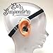 Ear Suspenders Headband for Hearing Aid Retention (Black)