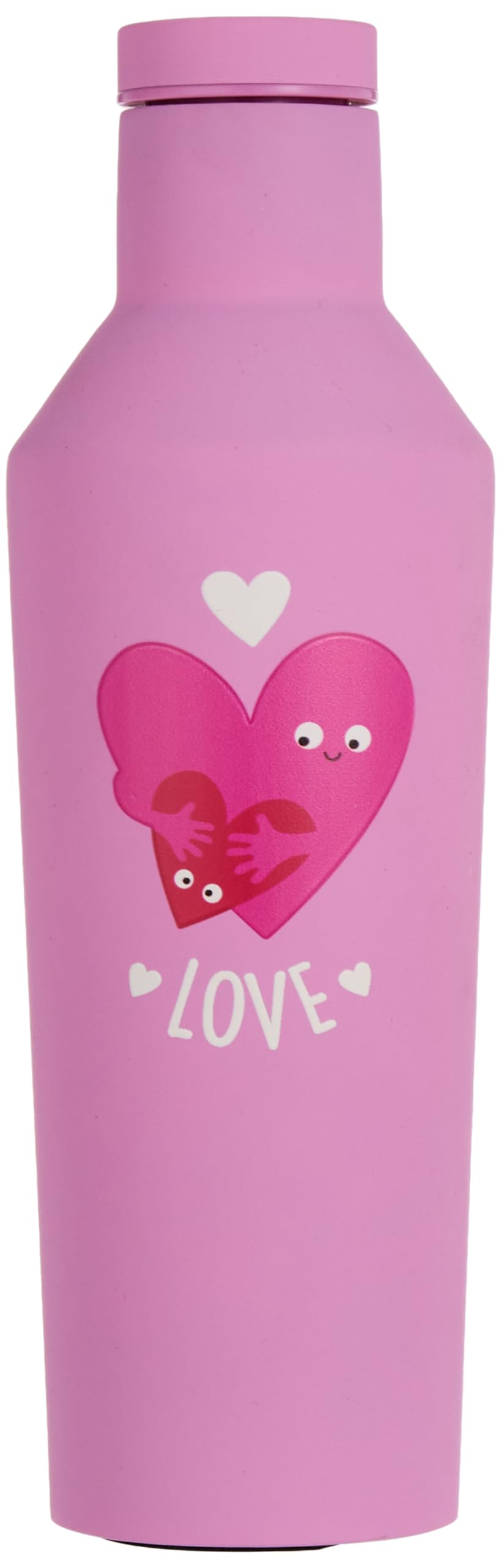 Tinc Insulated Stainless Steel Water Bottle | Hot & Cold Drinks | 500ml Capacity | Leakproof Lid | Soft Touch Rubber | Pink, HCWBMAPK