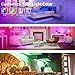 Nexillumi LED Strip Lights with Remote, APP Control Color Changing Rope Lights 16.4ft SMD 5050 RGB Light Strips with RF Remote Sync to Music for TV, Bedroom, Party and Home Decoration