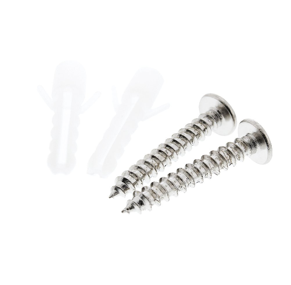 Bathroom Toilet Paper Roll Holder Wall Kit Open Arm Design Easy