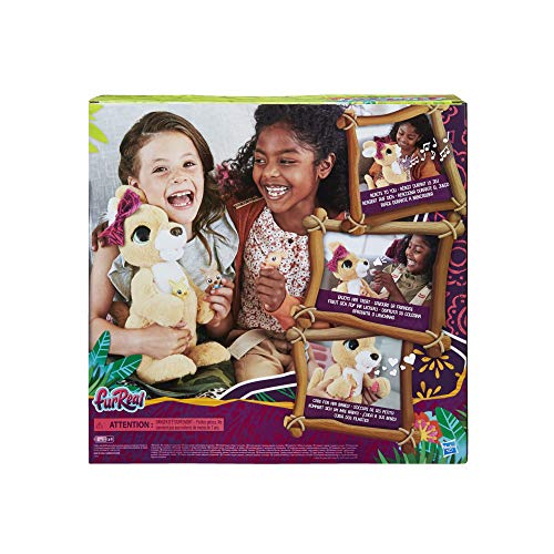 Hasbro Josie, das Känguru, interaktives Plüschspielzeug, 70+ Geräusche und Reaktionen, ab 4 Jahren, E6724, Gelb – Bild 3