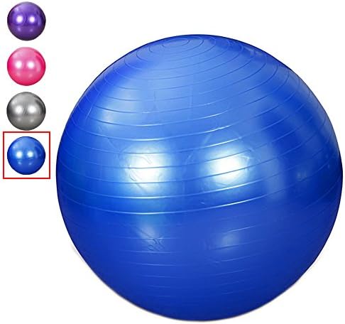 Exercise Ball 75cm, Thick Explosion-proof Yoga Ball for Fitness, Non-Slip Swiss Ball Includes Foot Pump