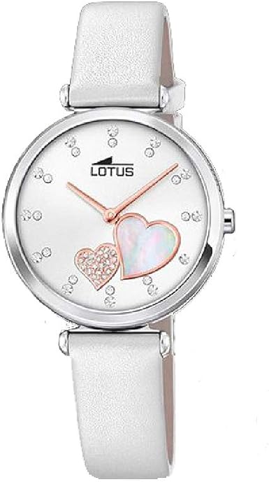 Lotus - Reloj Analógico para Mujer, de Cuarzo con Correa en Cuero