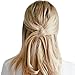 Joyci 2pcs Hollow Triangle Lip Hair Pin Bobby Pin Headwear Hair Clip Women's Barettes (Triangle 2p)