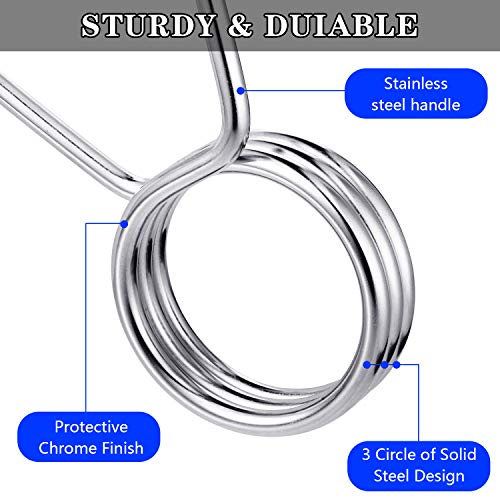 4 Pieces 2 Inch Dumbbell Spring Collars Barbell Clamps Locking Collars