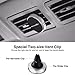 BlitzWolf Car Mount Magnetic Air Vent Phone Holder for iPhone X/8/8 Plus/7/6 Samsung Galaxy S8 Plus/S8/Note 8 Universal Stainless Steel Cell Phone Easy Clip on Mount with Metal Plate(2 Packs)