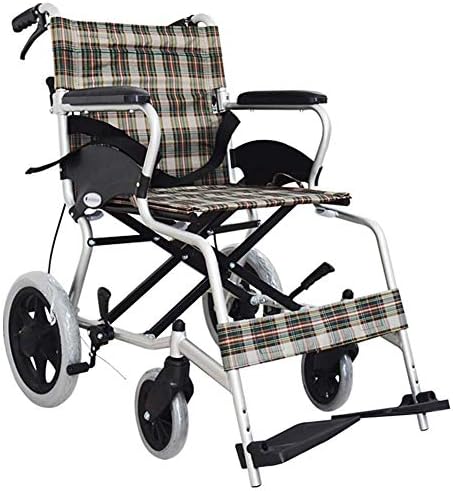 Lightweight Transport Adult Folding Wheelchair With 4 Brake,Portable,41Cm Seat,With Storage Bags,Aluminum,13Kg
