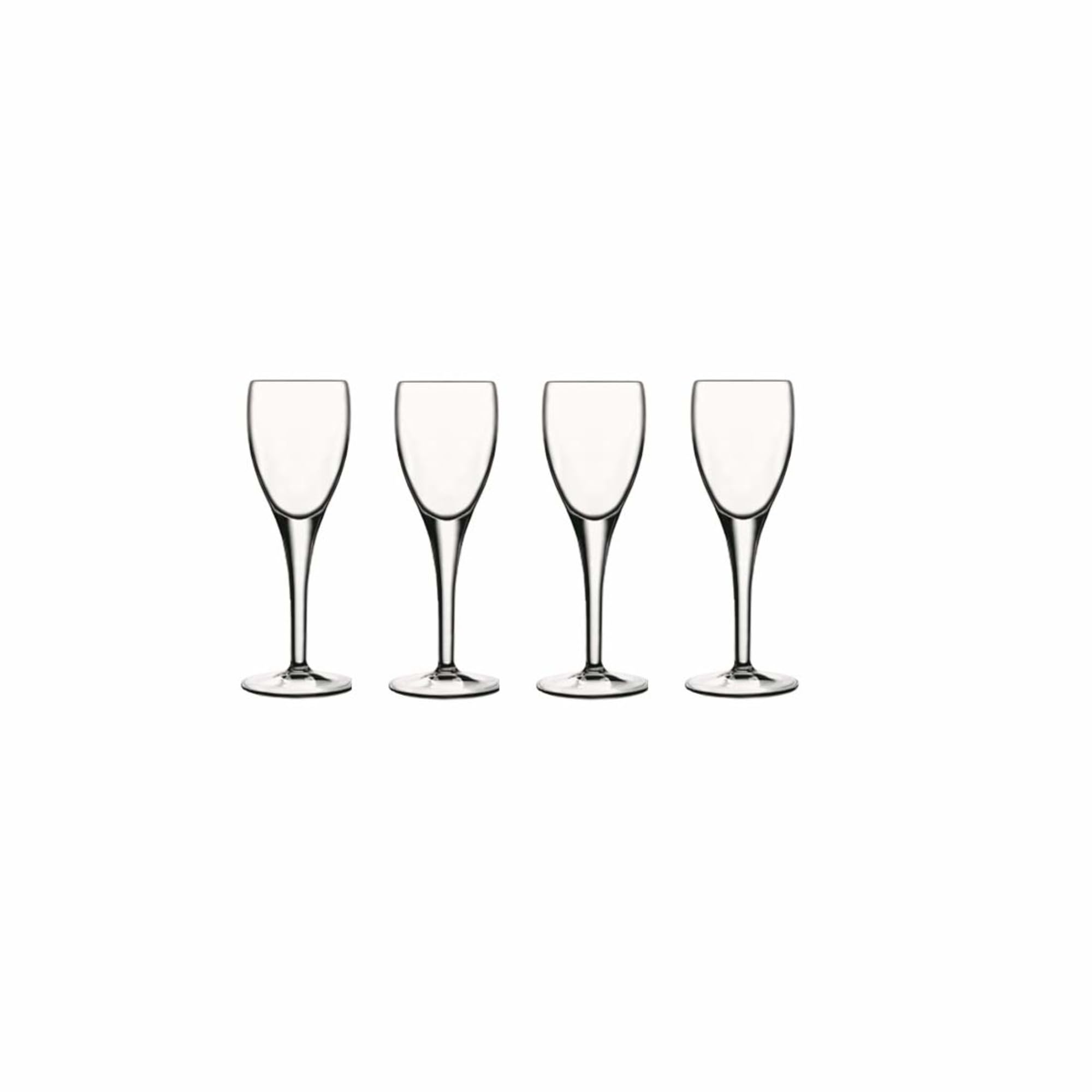 Luigi Bormioli Michelangelo Liqueur Glasses Set of 4, 4 Count (Pack of 1)