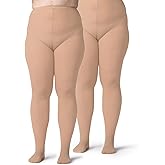 Silky Toes Plus Size Opaque Winter Tights for Women 80D-Thick Warm Durable & Comfortable Stretch Pantyhose for Curvy Woman