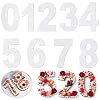 AMACOAM Nummer Cake Tins Grote Nummer Cake Mould 0-8 Numbers Set 10 Inch Acryl Bakken Cake Mallen Tool voor Gelaagde…