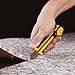 6 Pack Olfa 1071858 25mm Extra Heavy-Duty Fiberglass Rubber Grip Utility Knife (XH-1)