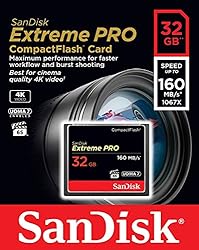 SanDisk Extreme Pro 32GB CompactFlash CF Memory