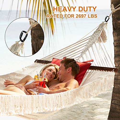 Favofit Auto Locking Carabiner Clips, 4 Pack, 12KN (2697 lbs) Heavy