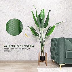 VIVOSUN 5FT Artificial Tree Bird of Paradise Plant