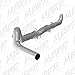 MBRP S60200PLM 5" Aluminum Down Pipe Back, Single Side (No Muffler) for Chevy/GMC Diesel