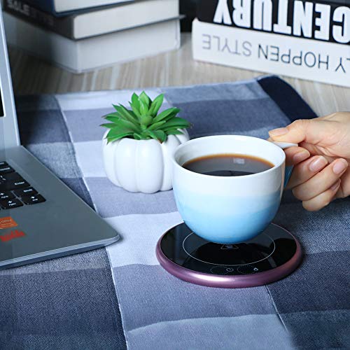Asmwo 4.5inch tea coffee mug warmer Beverage two Adjustable Temperature Teapot Warmer Best Gift mugs warmer for women men grandma