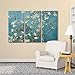 wall26 Canvas Print Wall Art - Almond Blossoms by Vincent Van Gogh Reproduction on Canvas Stretched Gallery Wrap. Ready to Hang -36
