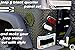 Fits Jeep Tj Wrangler Black 2 Pc Diamond Plate Rear Body Armor Corner Guard Kit