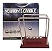 Universal Specialties Classic Newton's Cradle Extra Large 7 1/4 Inch Dark Brown Wooden Base Balance Balls
